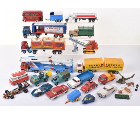 Quantity Of Unboxed Corgi Play-worn Toys, including; Lotus F1 ‘Shell,109 Pennyburn trailer, 112 Horse box,  233 Heinkel, 224 