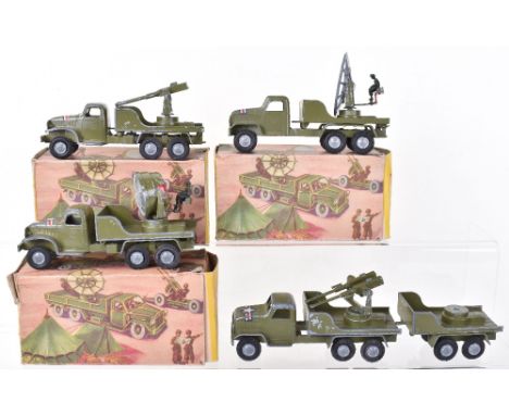 Scarce Wu Co (Western Germany) Military Models, 501 Boxed Flugabwehr (anti-aircraft gun), unboxed 501 Flugabwehr (anti-aircra