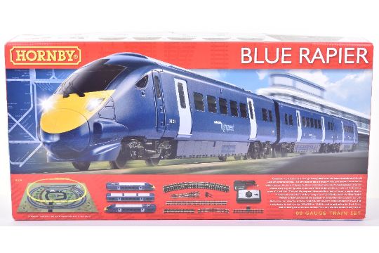 hornby blue rapier train set