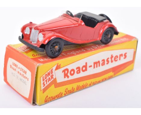 Lone Star Road Masters, M.G.T.F Model, red body, black interior, in excellent original condition, with inner card packing, or