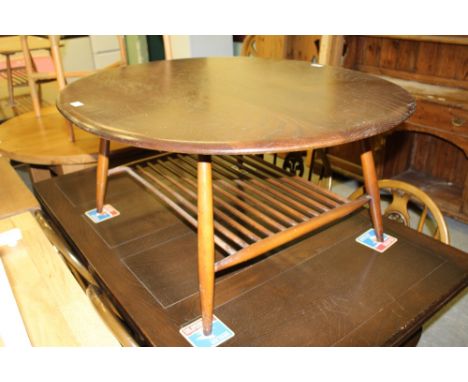 Ercol large oval coffee table