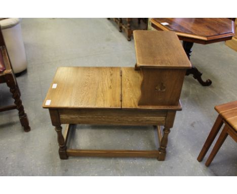 Oak telephone table