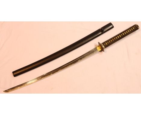Hanwei Practical Iaito Katana with scabbard, blade L: 69 cm. P&amp;P Group 2 (£18+VAT for the first lot and £3+VAT for subseq