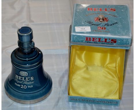 BELL'S 20 YEAR OLD ROYAL RESERVE WHISKY DECANTER, WITH ORIGINAL BOX - 75CL, 43%     