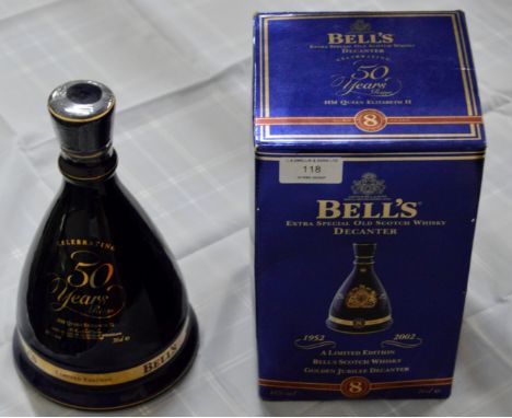 BELL'S EXTRA SPECIAL OLD SCOTCH WHISKY DECANTER - THE GOLDEN JUBILEE, SEALED & WITH ORIGINAL BOX - 70CL, 40%     