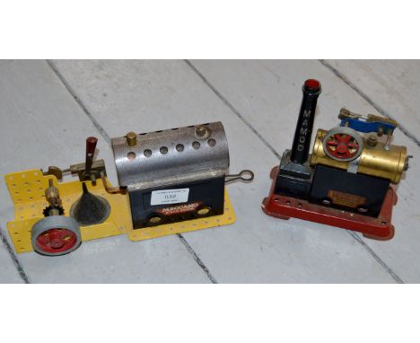 MECCANO STEAM ENGINE, MAMOD STEAM ENGINE     