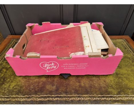 EPHEMERA &amp; PHOTOGRAPHS:&nbsp;a quantity in one box, largely earlier c20 printed and manuscript ephemera/photographs. (Box