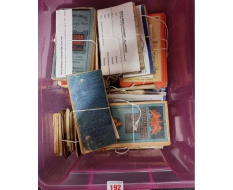 FOLDING MAPS:&nbsp;collection of approx 92 folding maps, largely earlier 20thc publications by Ordnance Survey and Bartholome