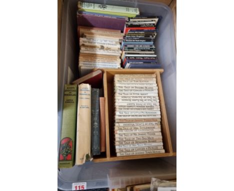 CHILDREN'S BOOKS:&nbsp;a carton of misc. children's books including various editions of Alice in Wonderland, Beatrix Potter a