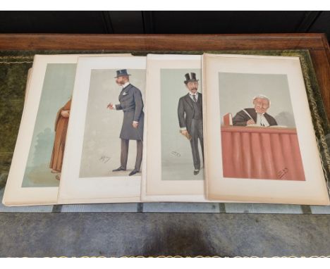 VANITY FAIR PRINTS:&nbsp;PROOF COPIES: a collection of 50 Vanity Fair prints by Spy and Ape, proofs before letters without pr
