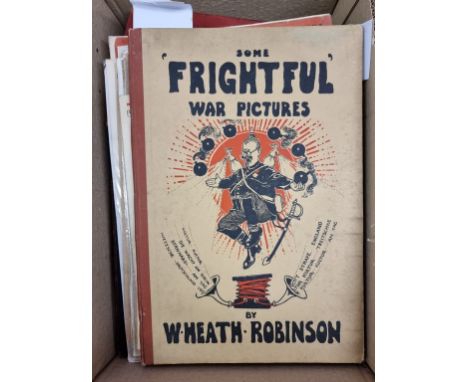 HEATH ROBINSON (William):&nbsp;'Some Frightful War Pictures..', London, Duckworth 1915: publishers cloth backed pictorial boa