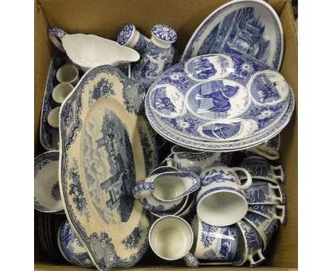 A collection of china wares to include numerous pieces of Spode "Italian" pattern wares, etc