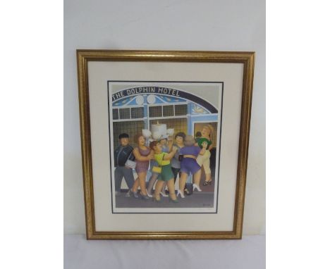 Beryl Cook limited edition lithograph Hen Party, signed and stamped, 49 x 39.5cm