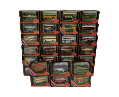 Thirty Exclusive First Editions 1:76 scale diecast buses and coaches, boxed (30)