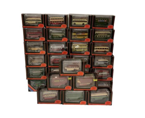 Thirty Exclusive First Editions 1:76 scale diecast buses and coaches, boxed (30)