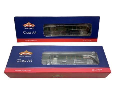 Two Bachmann '00' gauge locomotives, 31-963 Bittern 60019 and 31-967 Dominion of Canada 60010 (2)