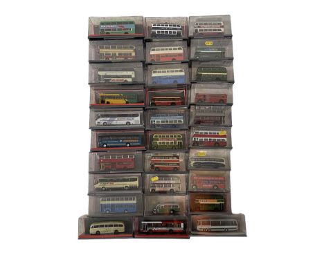 Thirty Corgi The Original Omnibus Company Limited Edition 1:76 scale buses and coaches, boxed (30)