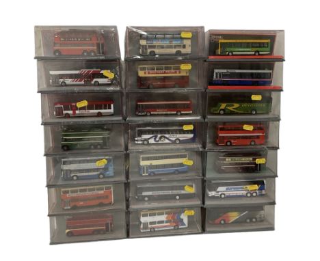 Twenty-one Corgi The Original Omnibus Company Limited Edition 1:76 scale buses and coaches, boxed (21)