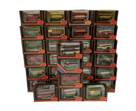 Thirty Exclusive First Editions 1:76 scale diecast buses and coaches, boxed (30)