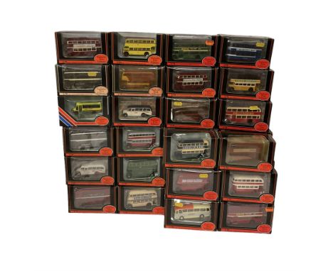 Thirty Exclusive First Editions 1:76 scale diecast buses and coaches, boxed (30)