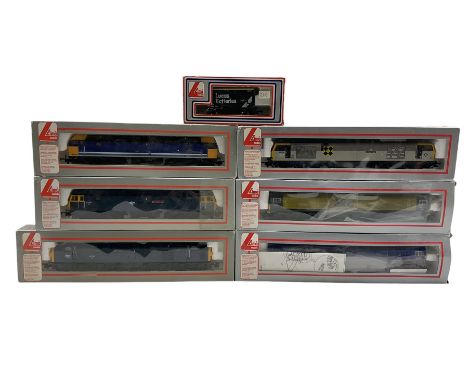 Six Lima '00' gauge locomotives, 204806A5 Class 60032, 204803A6 Class 59103, 204805A6 Class 59201, 205269A1 Class 47401, 2052
