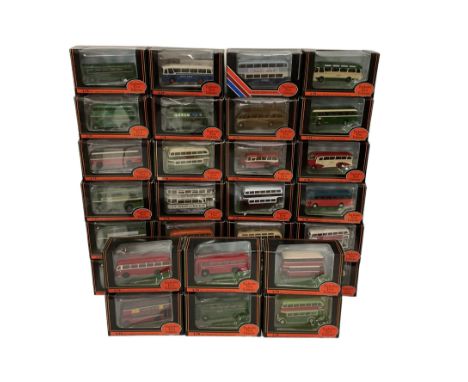 Thirty Exclusive First Editions 1:76 scale diecast buses and coaches, boxed (30)