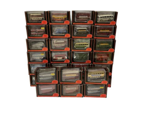 Thirty Exclusive First Editions 1:76 scale diecast buses and coaches, boxed (30)