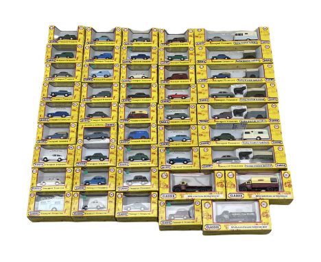 Forty-five Classix Transport Treasures 1:76 scale diecast vehicles including seven twin pack sets, boxed (45)