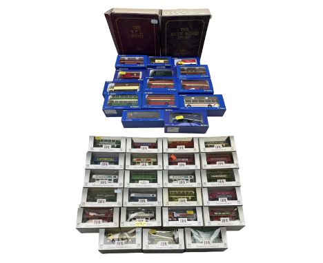 Thirty-seven diecast bus models including two Limited Edition EFF box sets, The Rank Hovis Story and The R.T.L. Story, twenty