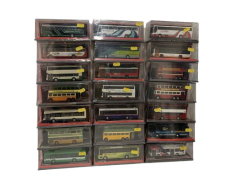 Twenty-one Corgi The Original Omnibus Company Limited Edition 1:76 scale buses and coaches, boxed (21)