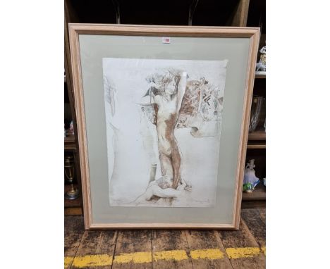 Jurgen Gorg, 'Inspiration', signed, and numbered 144/190,&nbsp;lithograph, 70 x 53cm. 