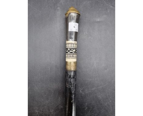 An antique Indian swordstick. 