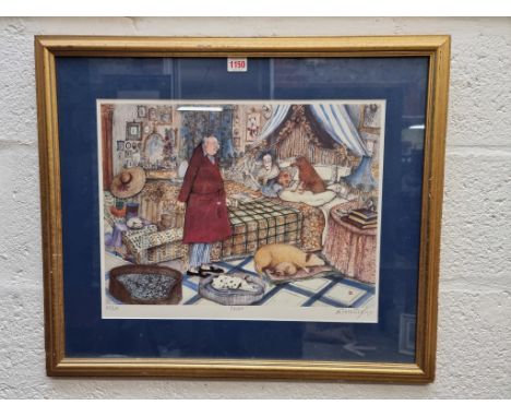 Sue Macartney-Snape,&nbsp;'Basket!', signed, titled and numbered 169/600, colour print, I. 33.5 x 46cm. 