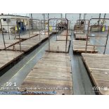 Order Picker Wood Deck Cart 4'W x 8' L
