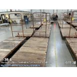 (5) Order Picker Wood Deck Cart 4'W x 8' L