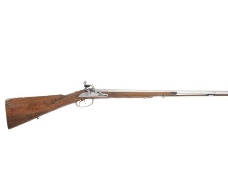 A French 25-Bore Flintlock D.B. Sporting GunBy Antoine Pusset Fecit A Luneville, Dated 1720With bright barrels with muzzle-ri