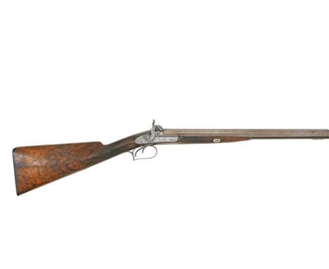 A 20-Bore Percussion D.B. Sporting GunBy John Manton &amp; Son, Dover Street, London, No. 11468 For 1841With rebrowned twist 