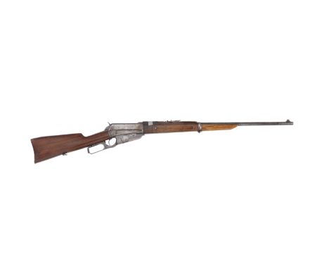 A military purchase .30-40 (Krag) 'Model 1895' lever-action musket by Winchester, no. 14155Sporterised, the 'Second Model' fl