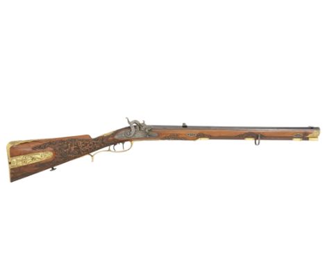 A Fine And Unusual Austrian .577 (25-Bore) Percussion Ormolu-Mounted Sporting Rifle In Mid-18th Century Fashion From The Armo