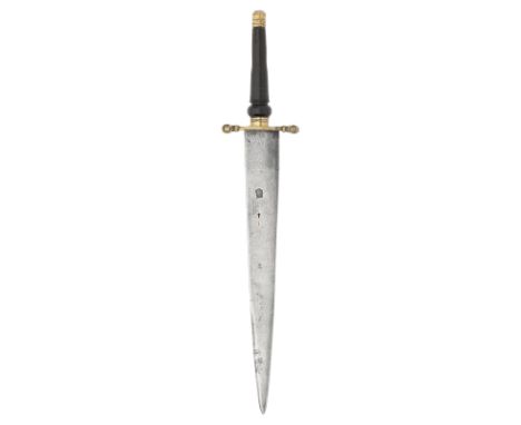 An English James II Period Plug BayonetDated Anno 1686With sharply tapering blade (small areas of pitting) double-edged towar