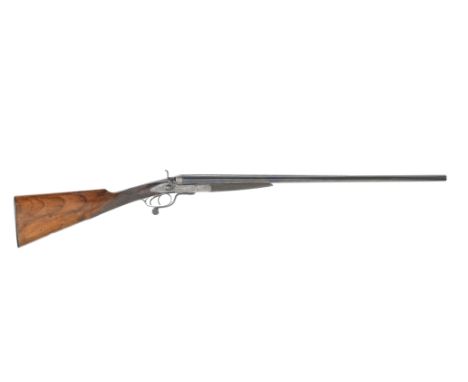 A 16-bore sidelock hammer gun by Martin, no. 279Jones patent rotary-underlever, rebounding sidelocks (left hammer replacement