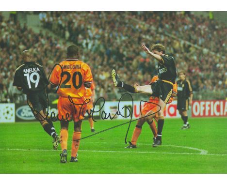 Football Steve McManaman signed Real Madrid 12x8 colour photo. Steven McManaman (born 11 February 1972) is an English former 