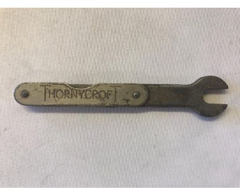 A Thornycroft adjusting spanner. 