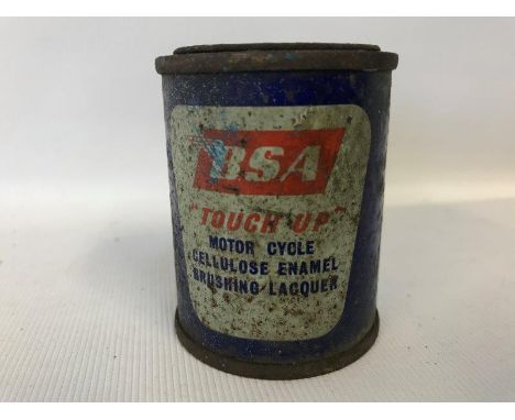 A BSA Touch-up Motorcycles cellulose enamel brushing lacquer tin. 