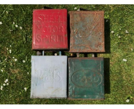 Four two gallon petrol cans to include Redline.