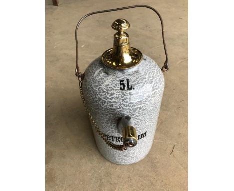 A five litre Petroleum enamel primining kettle.