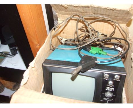 VINTAGE VEGA 402 TV ( SOLD AS DISPLAY/COLLECTORS ITEM )