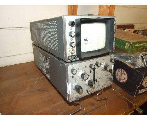 HEWLETT PACKARD DUAL AMPLIFIER &amp; OSCILLOSCOPE 