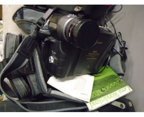 SHARP VIEWCAM LIQUID CRYSTAL VIDEO CAMERA AND ACCESSORIES 