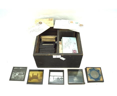 A collection of glass negatives, magic lantern slides and colour transparencies. Including approximately 250 vintage negative